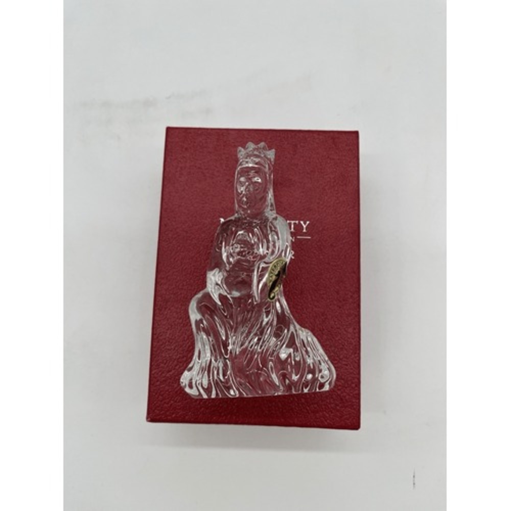 Waterford Crystal Kneeling Melchior Wiseman Nativity Figurine w/ Box
